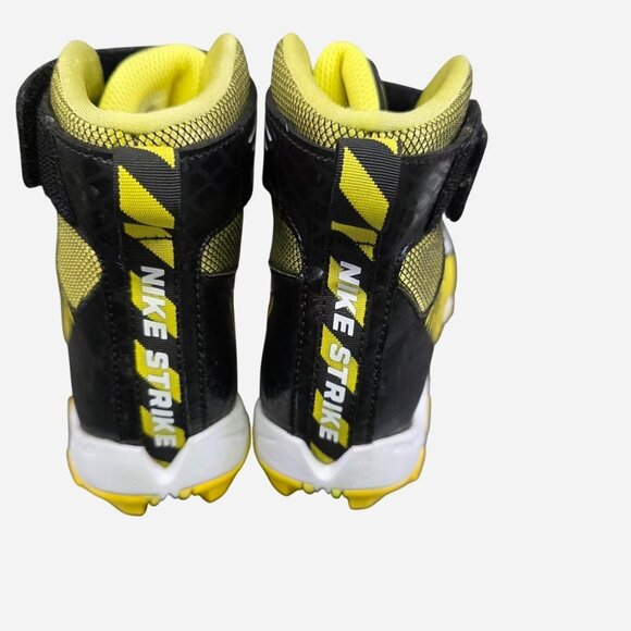 Nike Youth Strike Shark BG Yellow Football Cleats, Size: 12C - Picture 5 of 7
